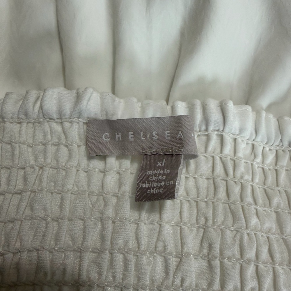 Chelsea28 Ivory Ruched Mini Dress - Picture 5 of 6